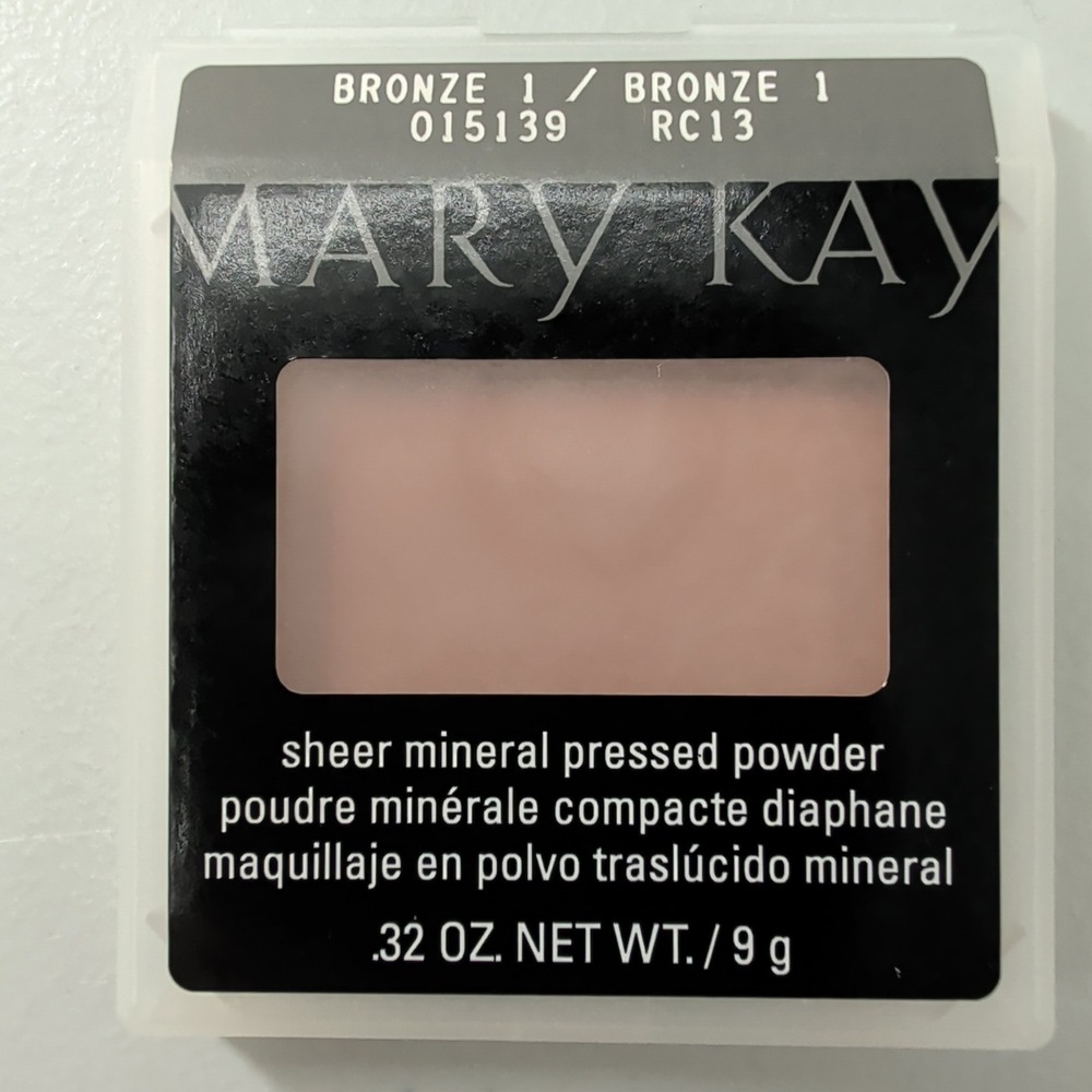 Mary Kay Sheer Mineral Pressed Powder Bronze 1 015139 RC13 .32 oz 9g New